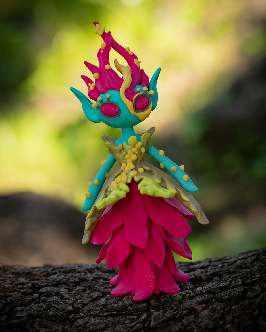 Articulated Twisty Spring Nymph 3d model