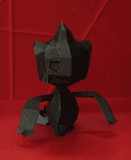 Banette Low Poly Pokemon 3d model