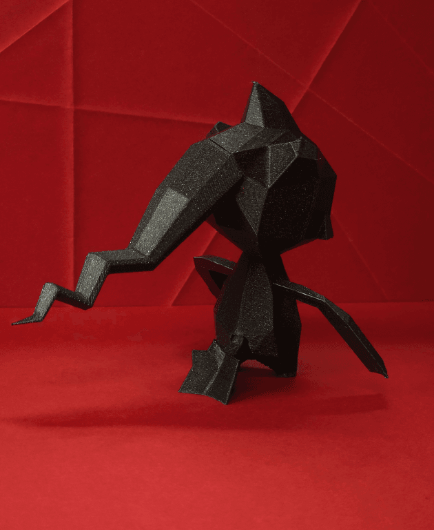 Banette Low Poly Pokemon 3d model