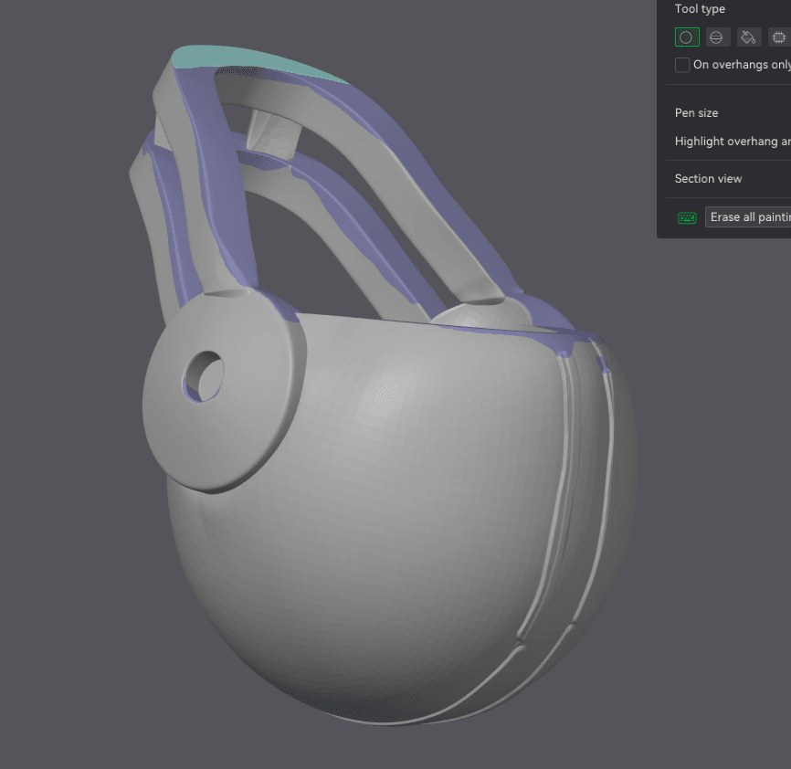 Football Helmet Goose Gear for Porch Goose 3d model