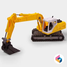 Car body part for Excavator 3d model