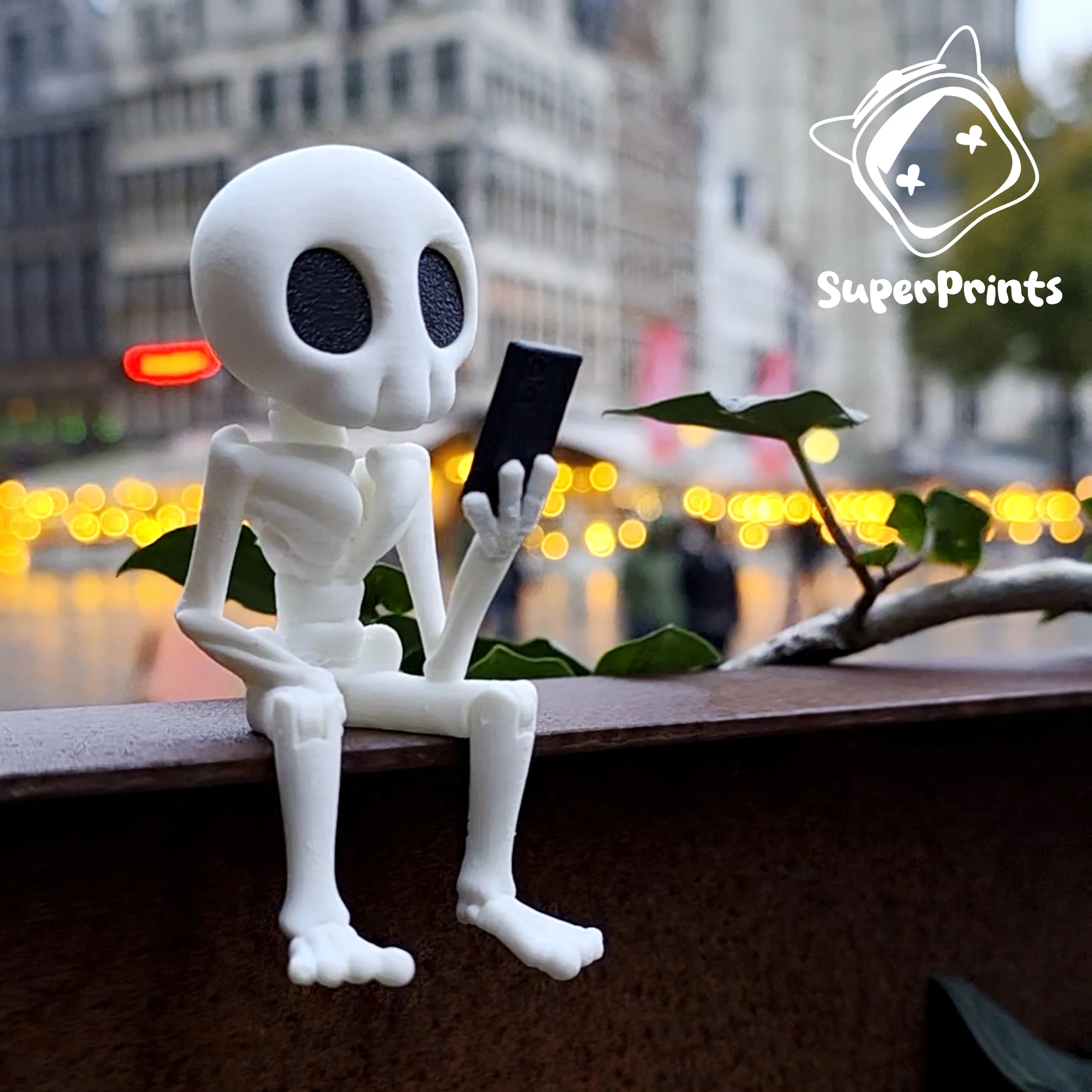 Skeleton Hazy - Art Toy (Project Hazy) 3d model