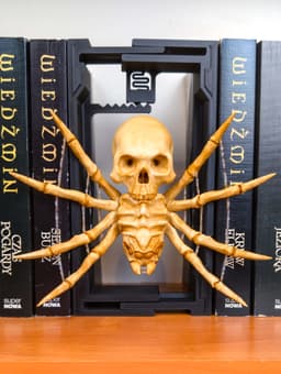 Skull Spider: Adjustable Book Nook 3d model