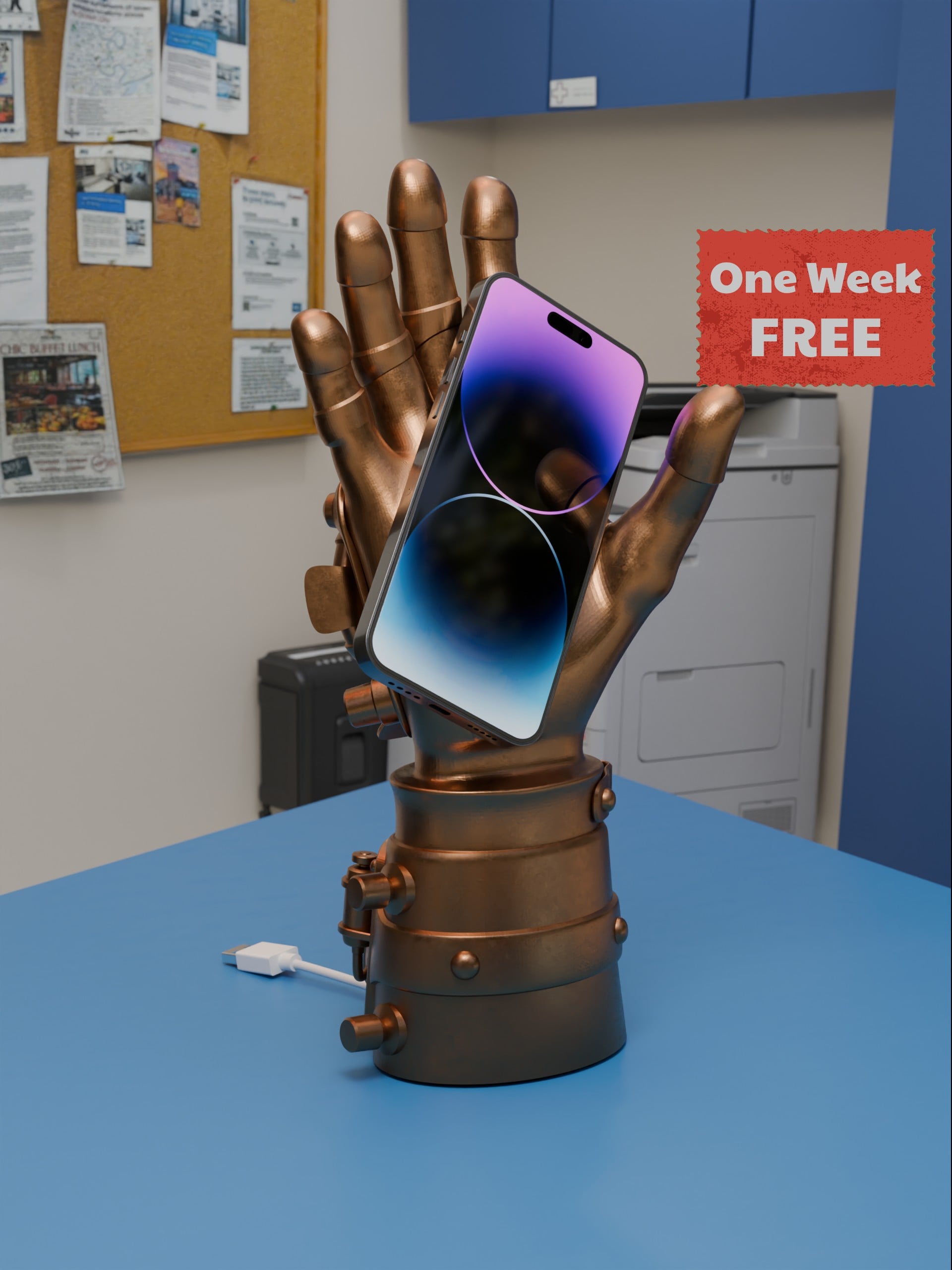 Steampunk Glove Magsafe 3d model