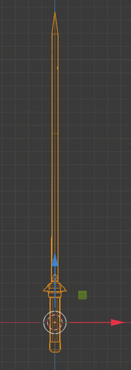 Blood Ruby Short Sword 3d model