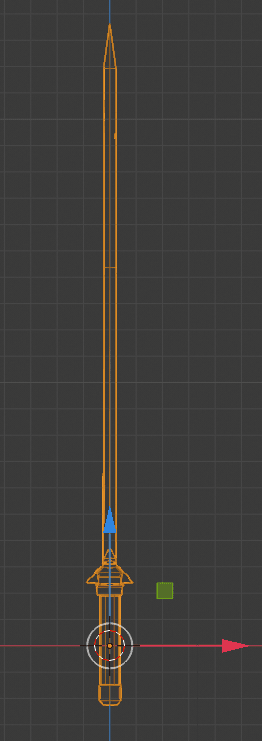 Blood Ruby Short Sword 3d model