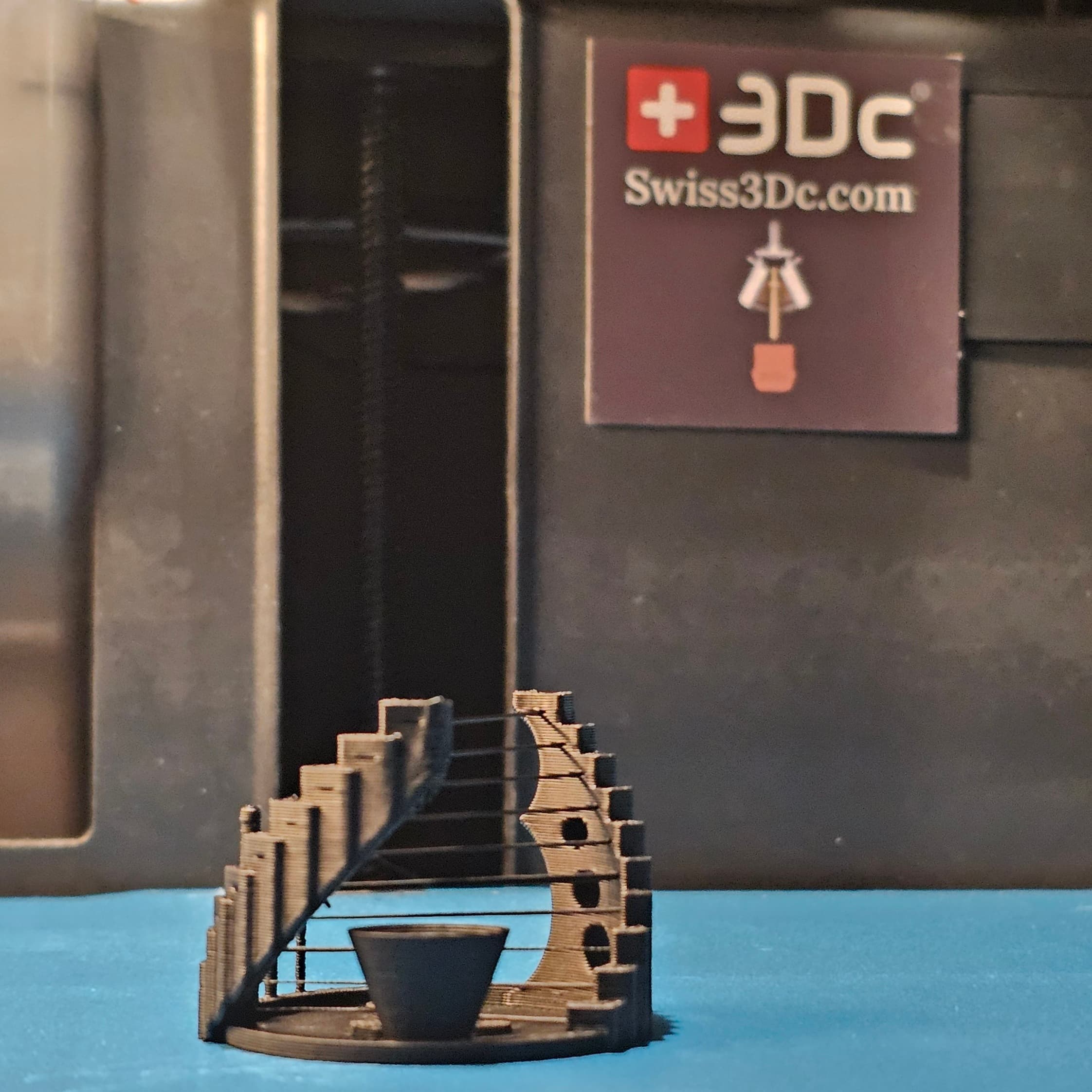 Printer Health Check - Printed smoothly with the Starlex DHB hot-end, 0.4 brass 24mm nozzle - 3d model