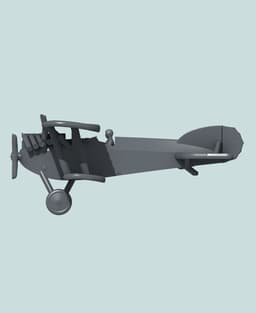 1:144 Phönix D.III 3d model