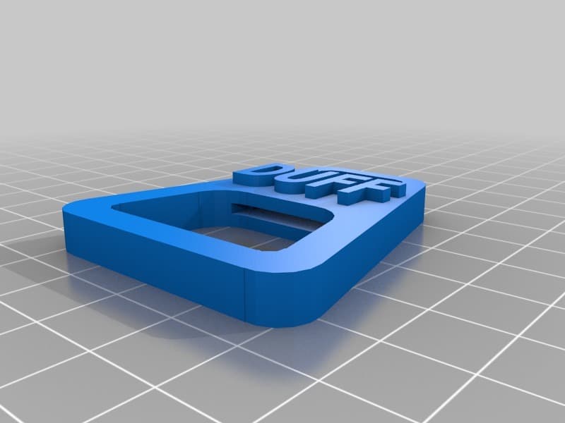 Duff Beer Opener 3d model