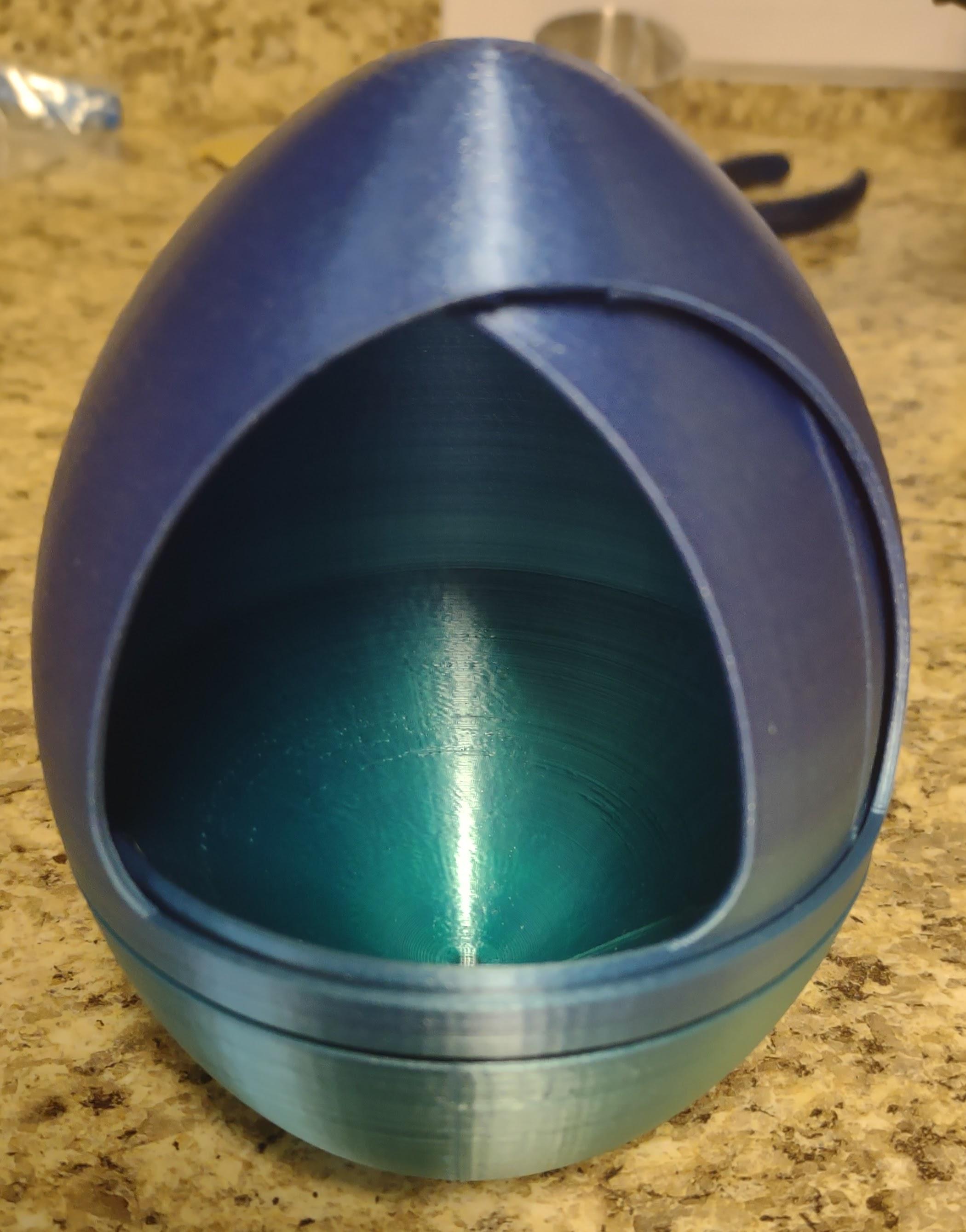 Planetary Egg Container - Love how this thing opens. - 3d model