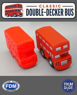 Fixum Dude Motors PiP Classic Double-Decker Bus 3d model