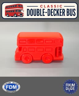 Fixum Dude Motors PiP Classic Double-Decker Bus 3d model