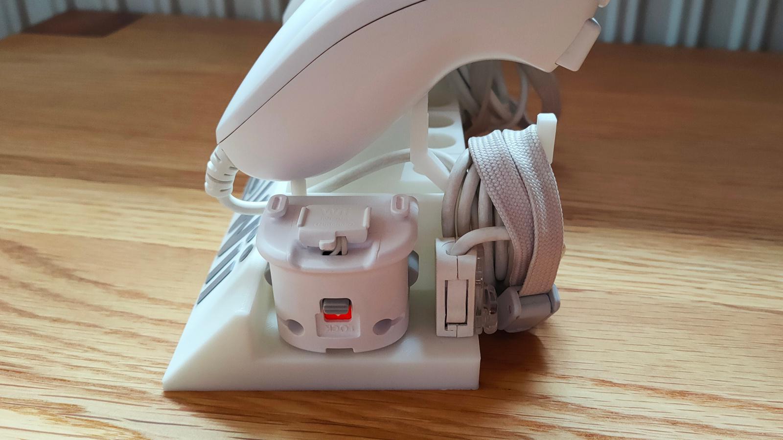Nintendo Wii Wiimote Controller Stand with Nunchuck and Wii Motion Plus 3d model