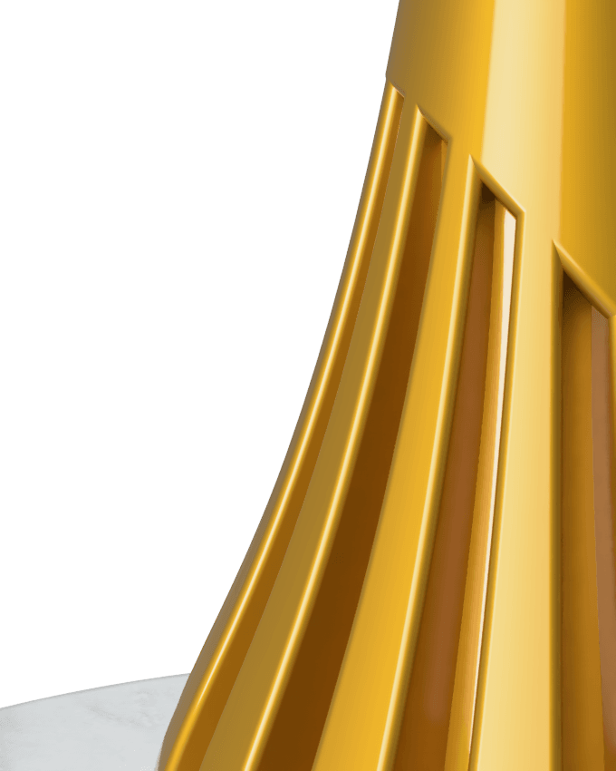 Cascade Flute Vase 3d model