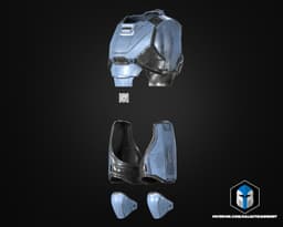HD2 - SEAF Trooper Armor - 3D Print Files 3d model