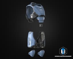 HD2 - SEAF Trooper Armor - 3D Print Files 3d model