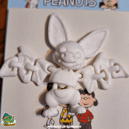 Bat | Flexi print-in-place + Keychain | Multicolor 3d model