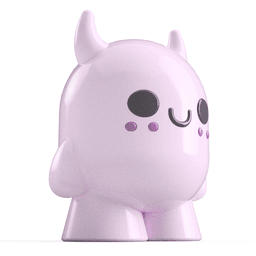 3D Printable Lil Devil Art Toy Figurine STL File for Personal & Commercial Use - Unique Collectible 3d model