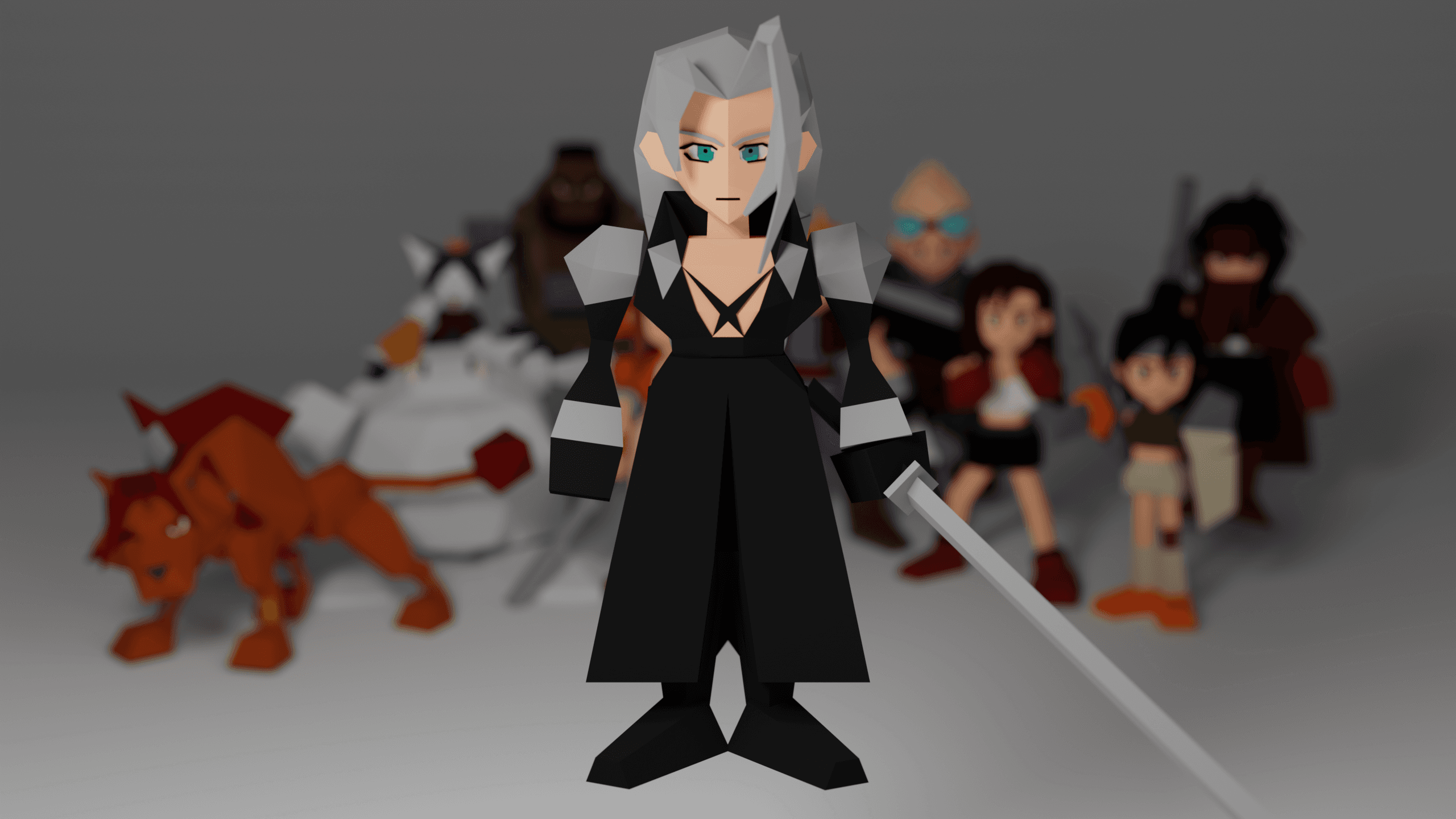 Sephiroth -Final Fantasy 7 3d model