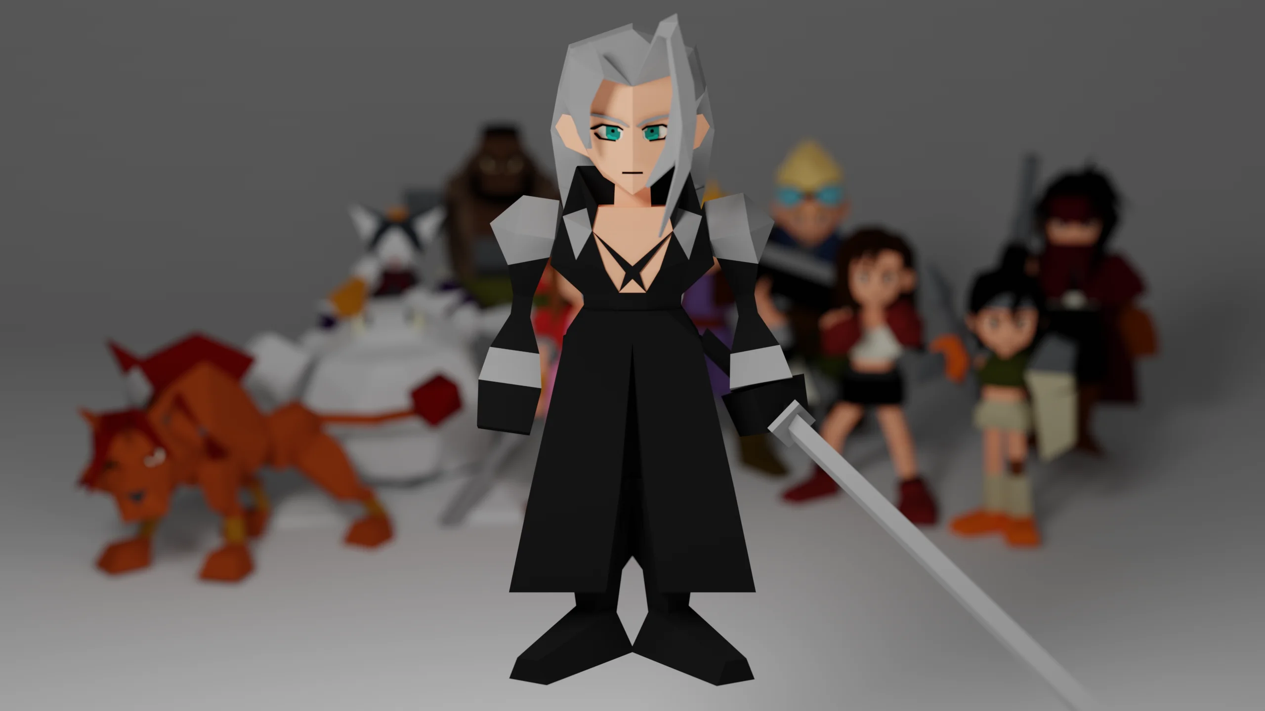 Sephiroth -Final Fantasy 7 3d model