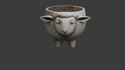 Sheep Pen Holder Cute Animal Desk Organizer for Kids and Adults Low-poly 3D print model 3d model