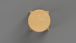Simple Barstool Model 3d model