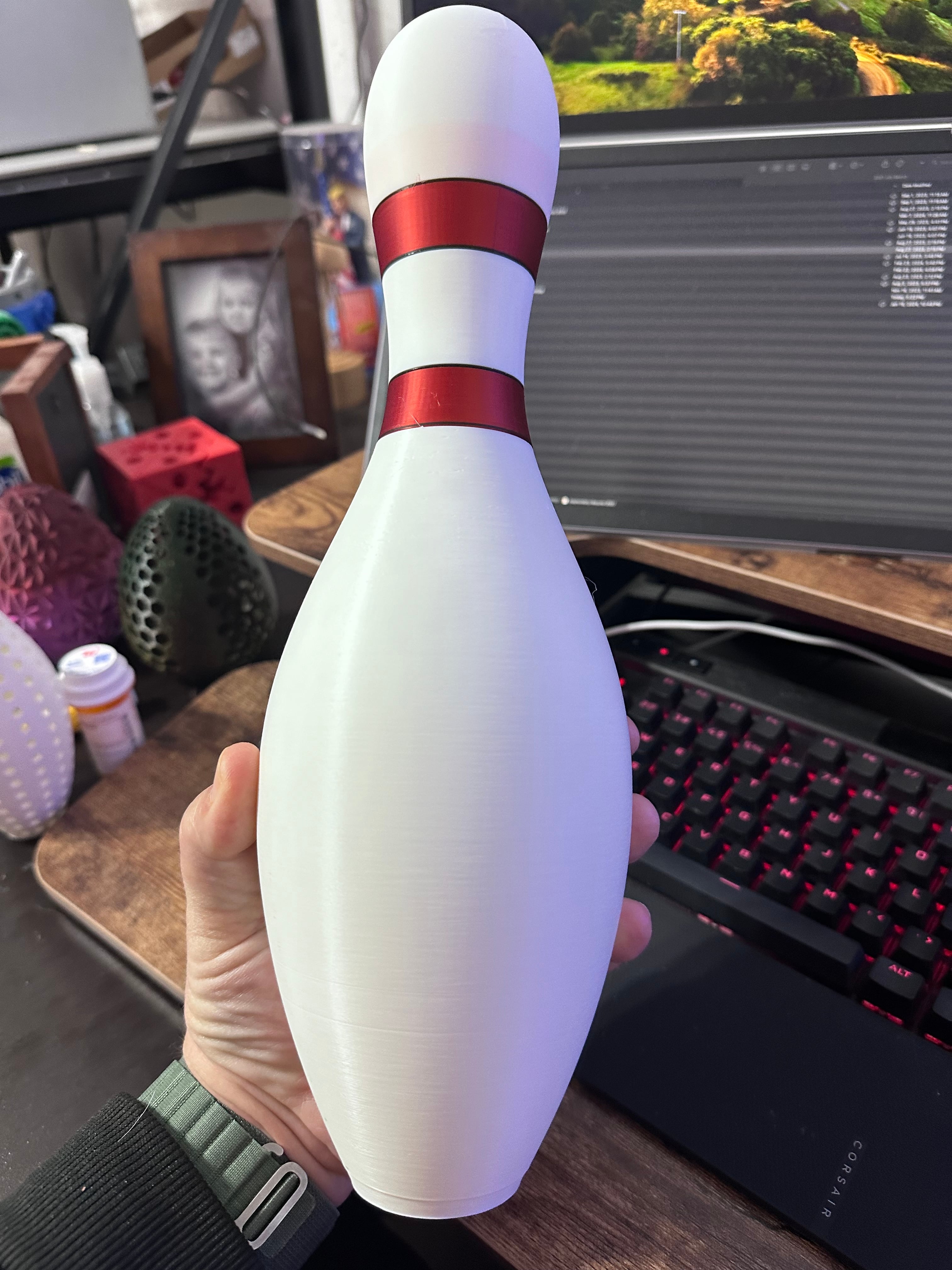 Regulation Ten-Pin Bowling Stash Container, Art, Decoration, Cosplay 3d model