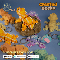 Crested Gecko 3d model