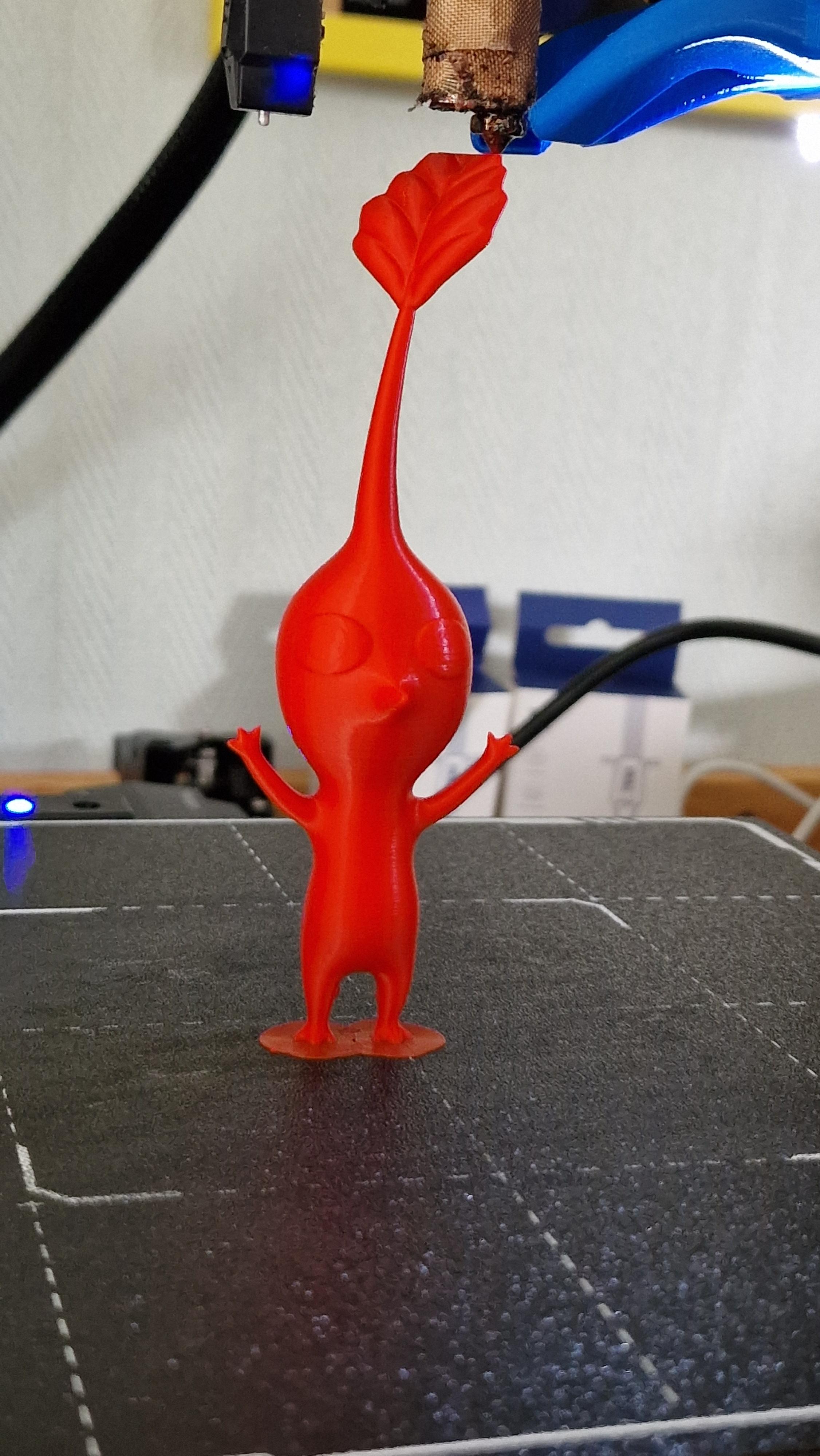 Red Pikmin - This is a very clean model and prints great without supports. - 3d model