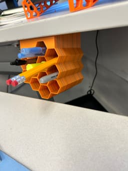 HONEYCOMB PENCIL HOLDER 3d model