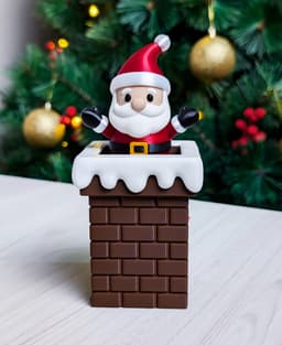 Magic Santa Chimney Ornament 3d model