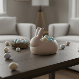 Bunny Rabbit STL Bundle - 3 LED Tealight Holders and Planter Vases 3d model
