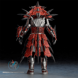 MH Rathalos Armor 3D Printer File STL 3d model