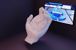 Escultura mao relogio abstrato.stl 3d model