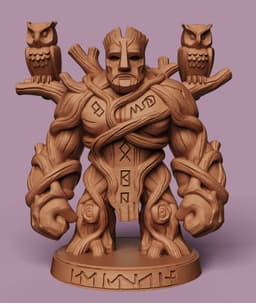 Nordic Treant Forest Guardian | Fantasy RPG Figure 3d model
