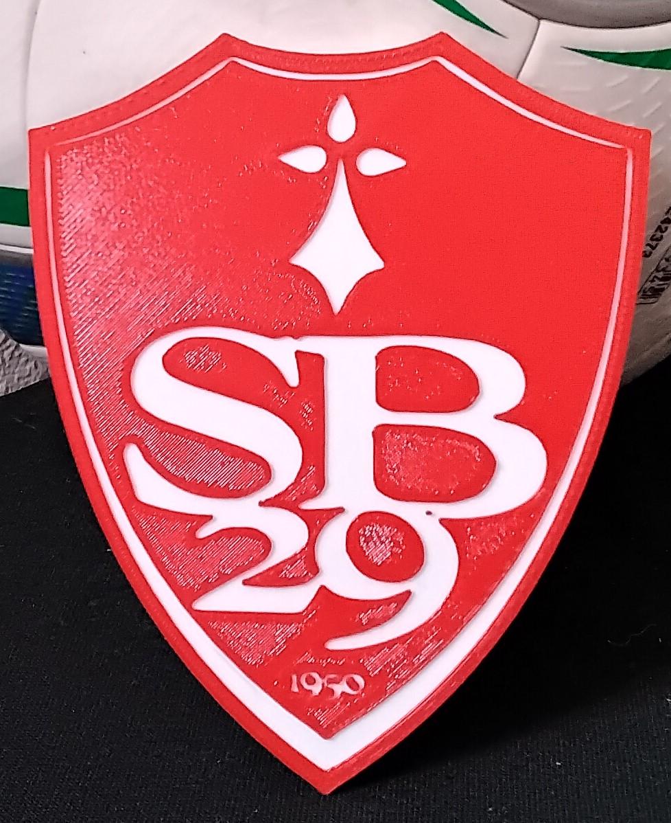 Stade Brestois 29 (Brest) coaster or plaque 3d model