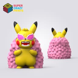 Donquixote Doflamingo Pikachu 3d model