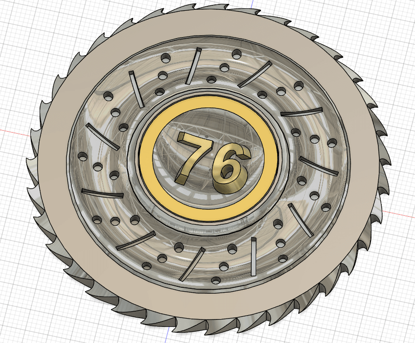 Fallout 76 Buzz Blade Spinner 3d model