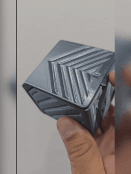 Free 10ml 2x2 Box – Print-in-Place Hinged Storage 3d model
