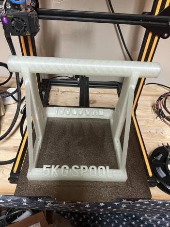 5k spool holder stand up 3d model