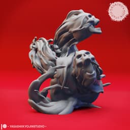 Flameskulls - Tabletop Miniatures (Pre-Supported) 3d model