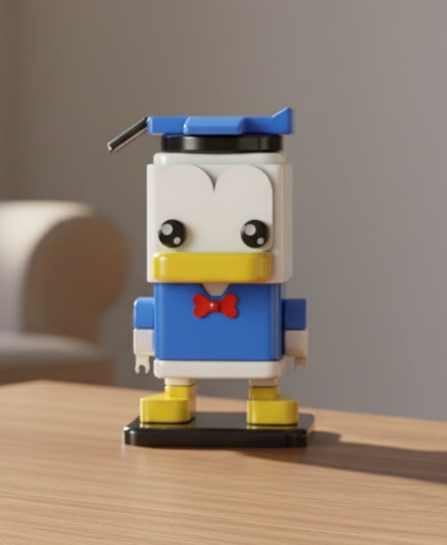 DONALD DUCK - SQUARED DISNEY CHARACTERS 3d model