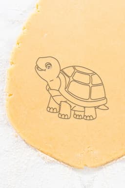 Turtle Cookie Cutter, Biscuit Cutter 3d model