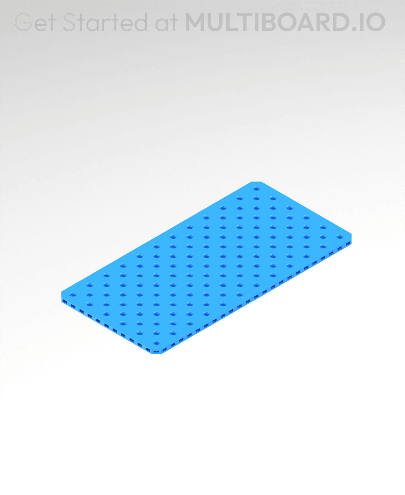 12x6 MU - Small Thread SU - MultiBoard Plate 3d model