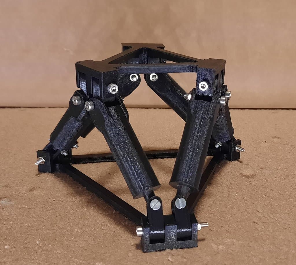 Stewart platform 3d model