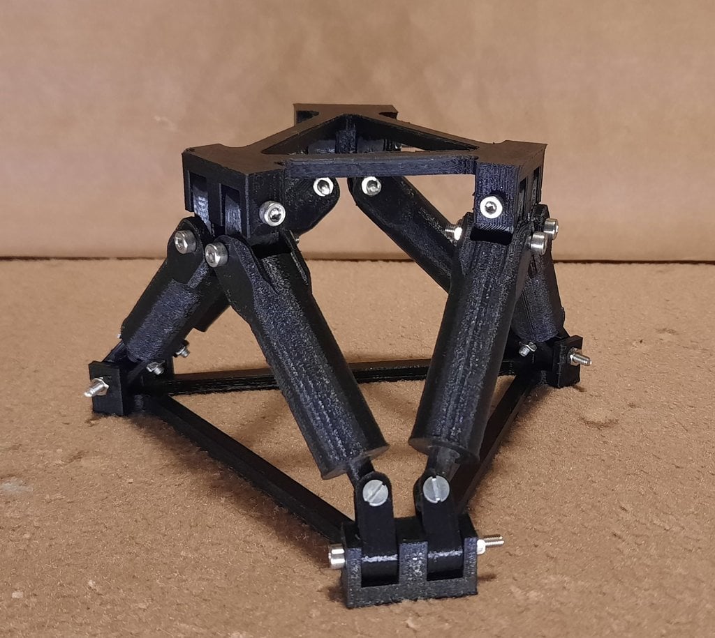 Stewart platform 3d model