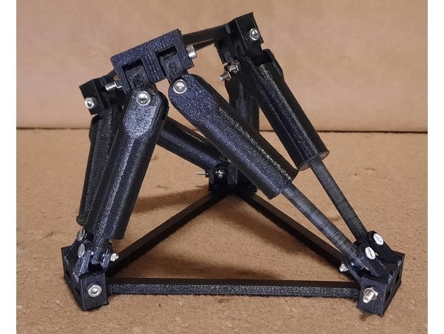 Stewart platform 3d model