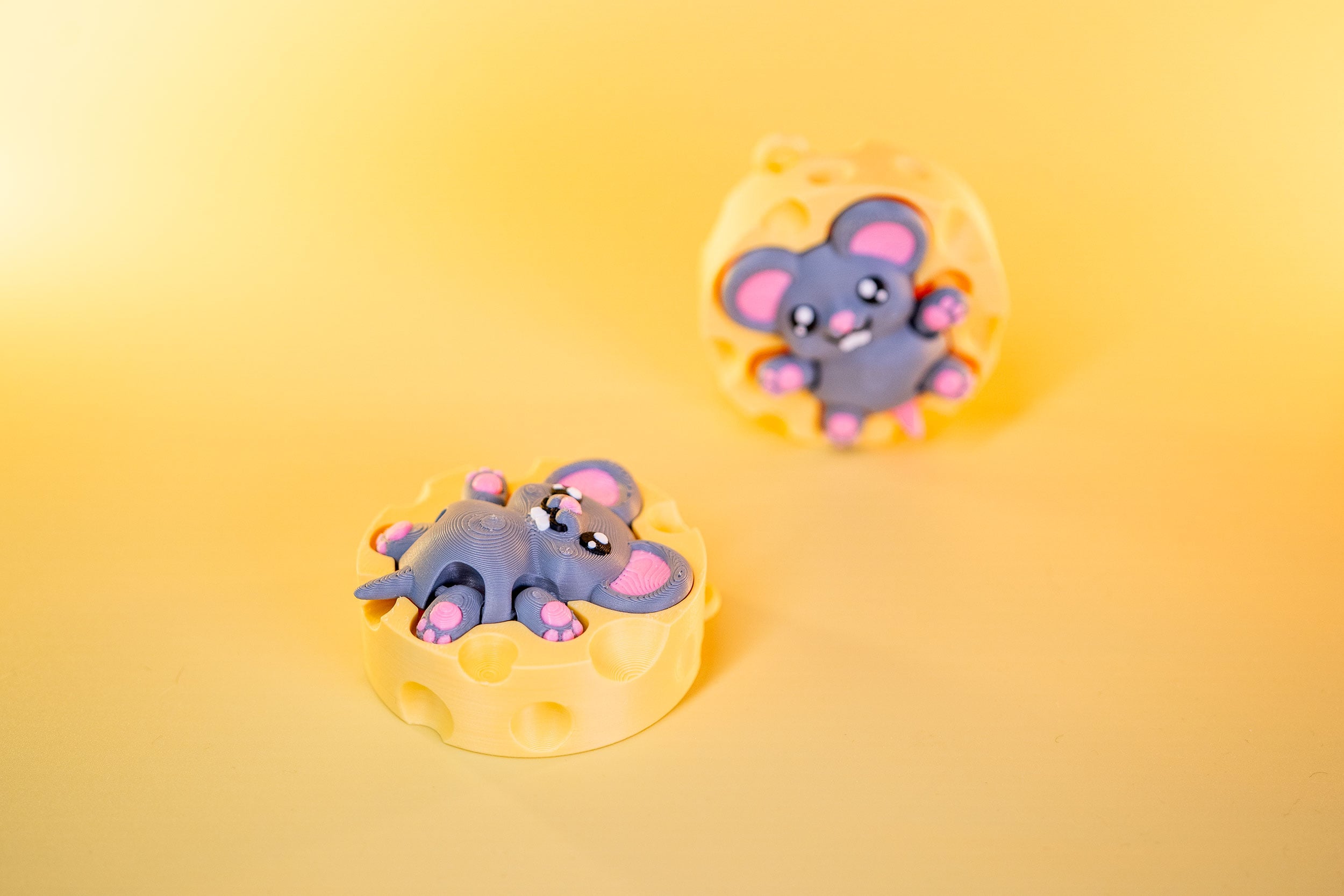 Clicky Mouse in Cheese Fidget | Subscriber Exclusive 3d model