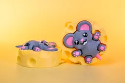 Clicky Mouse in Cheese Fidget | Subscriber Exclusive 3d model