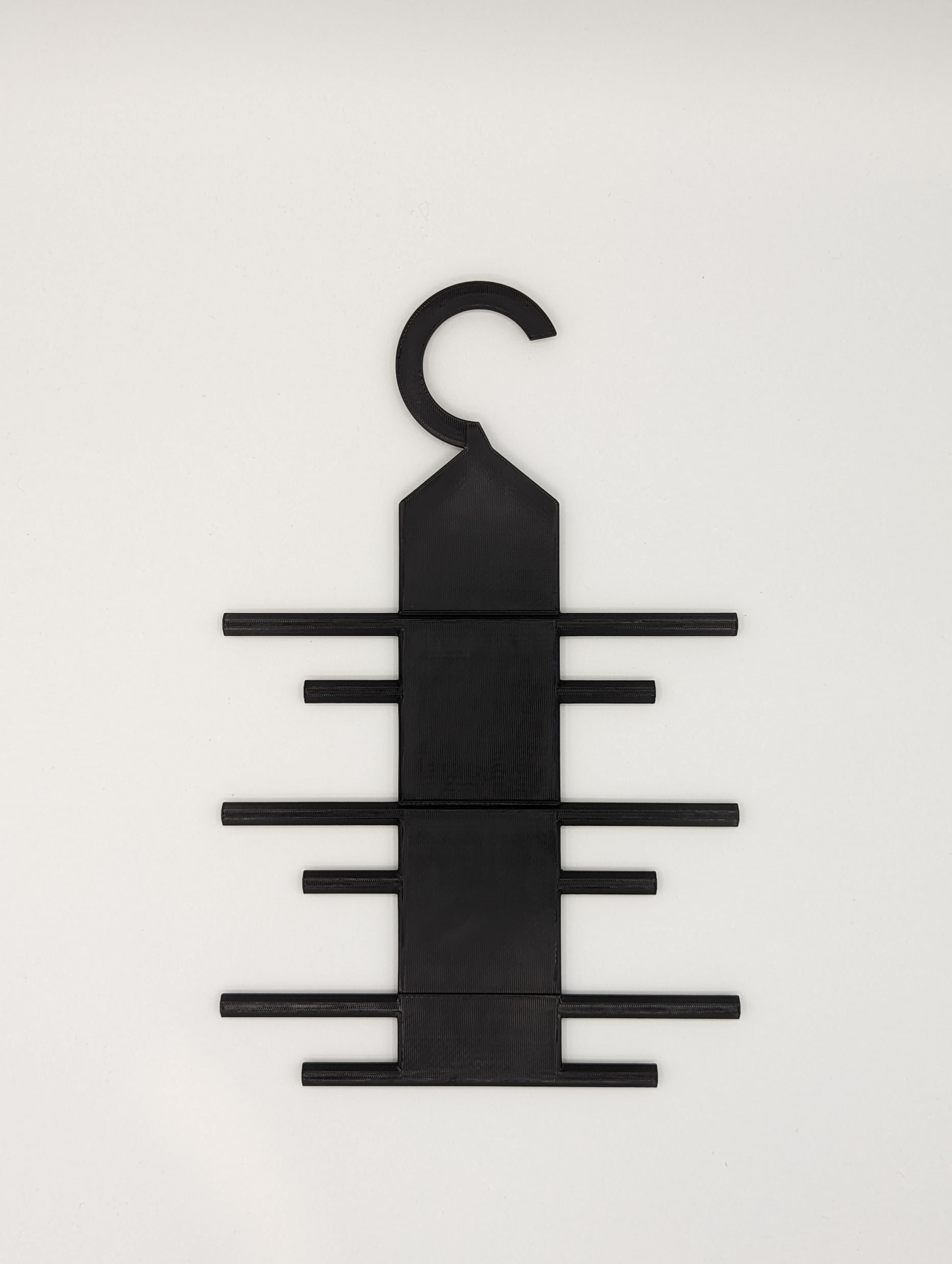 Tie display rack 3d model